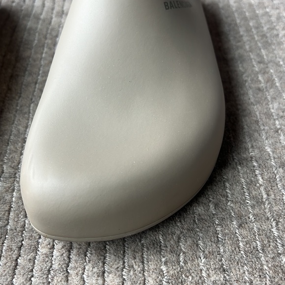 Men’s Balenciaga Logo Pool Closed Clog Beige Size EU 43/US 10 - Picture 5 of 10